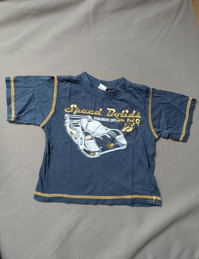 T-shirt bleu marine - photo numéro 2