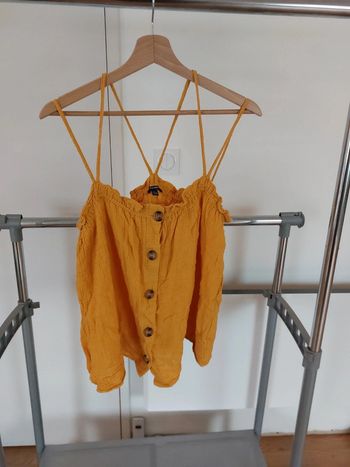 Débardeur jaune moutarde