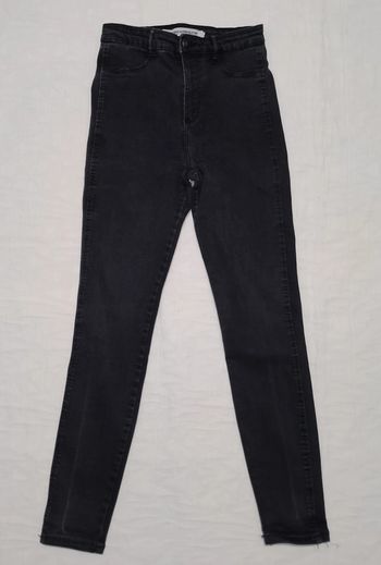 Zara pantalon jean noir délavé skinny