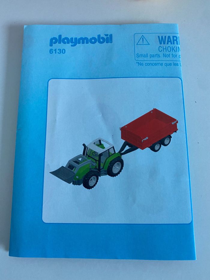 Playmobil - 6130 - Tracteur Avec Pelle et Remorque - photo numéro 4