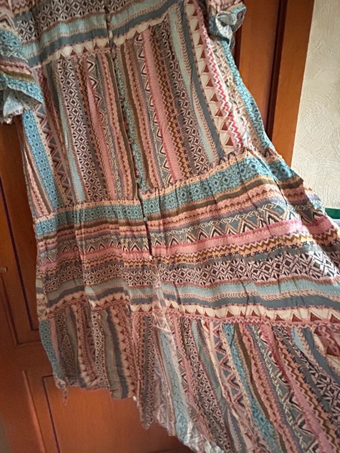 Longue robe été bohème multicolore - photo numéro 5