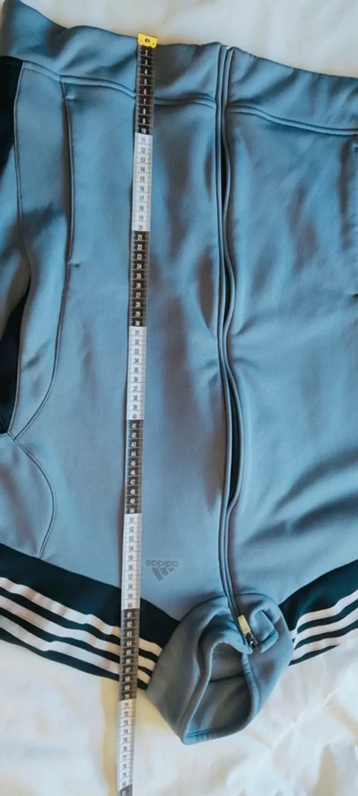 Veste Adidas bleue grise - photo numéro 6