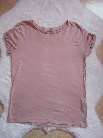 T-shirt uni rose pêche