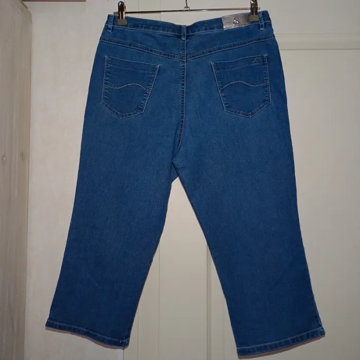 Jeans pantacourts Carla Simoni - photo numéro 3