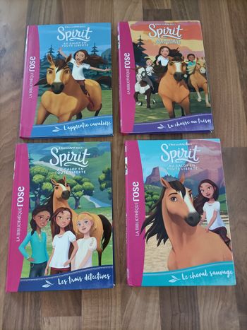 Lot 4 livres spirit tome 1,2,3,5