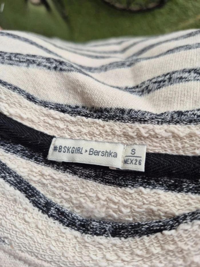 Pull fin motif rayures et écriture - photo numéro 8