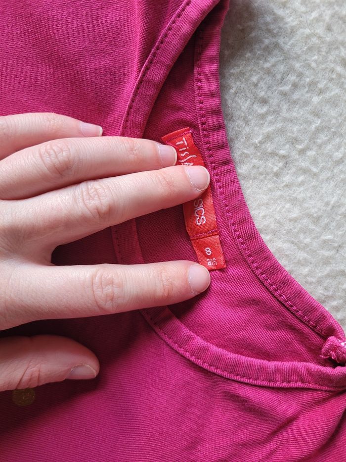 T-shirt manches longues tissaia 8 ans - photo numéro 5