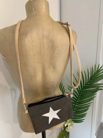 Sac bandoulière avec étoile femme