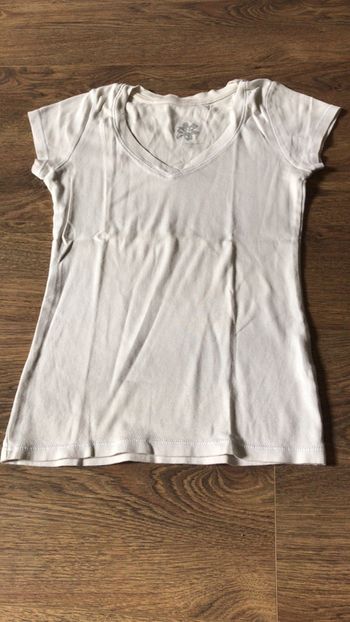 Tee-shirt blanc Camaïeu TS