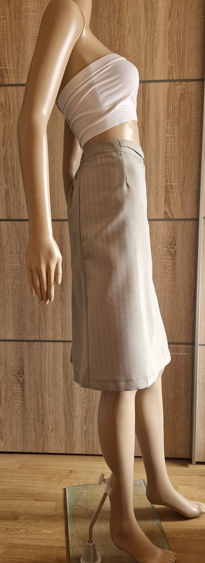 Jupe gris clair taille 46 - photo numéro 3