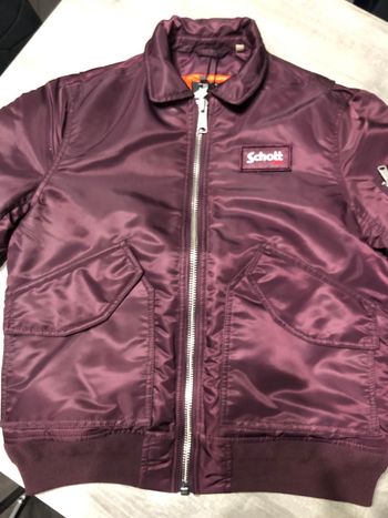 Manteau Schott bordeau taille M