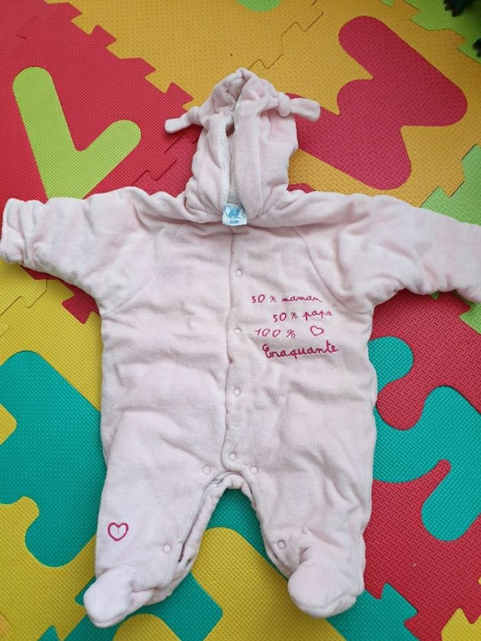 Lot vêtements hiver bébé fille - 17 pièces - 1 et 3 mois - photo numéro 9