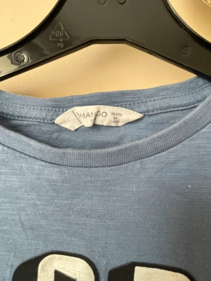 T-shirt manches courtes bleu - photo numéro 2