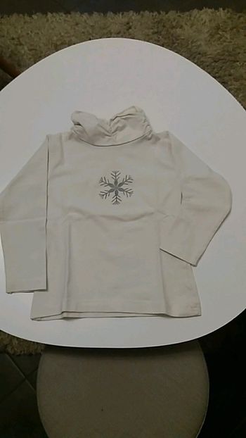 Sous pull à col roulé blanc