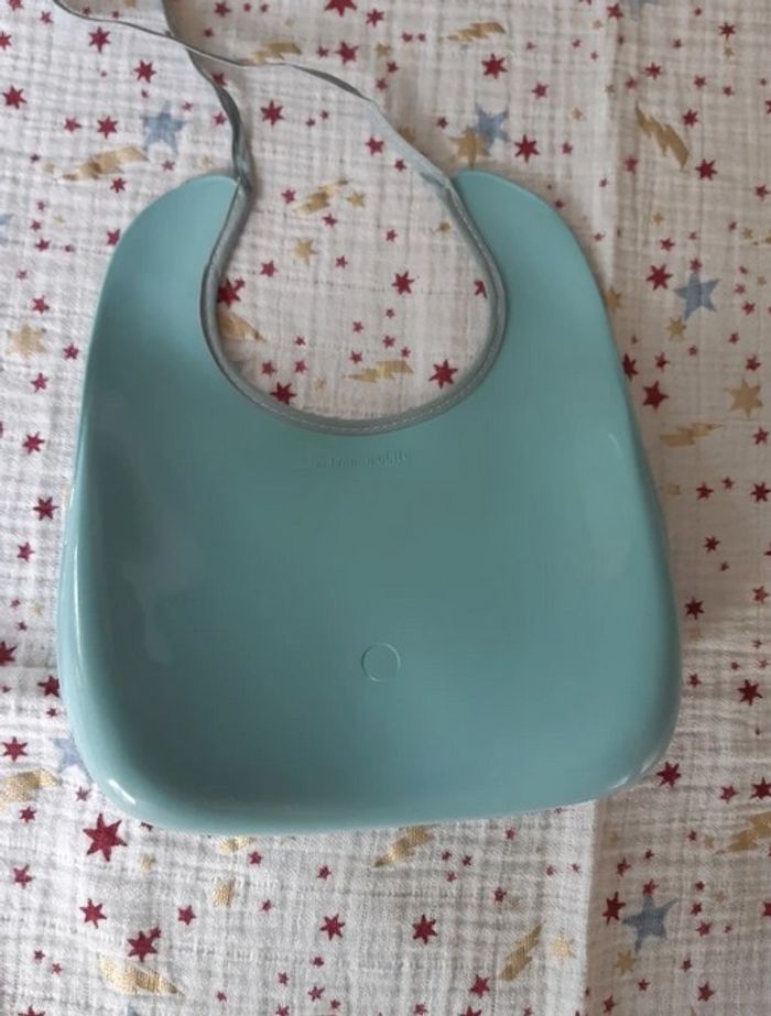 Bavoir récupérateur bleu - photo numéro 2