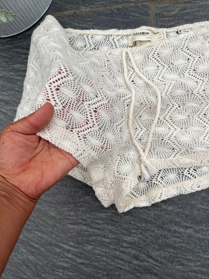 Short plage  en crochet avec cordon - photo numéro 2