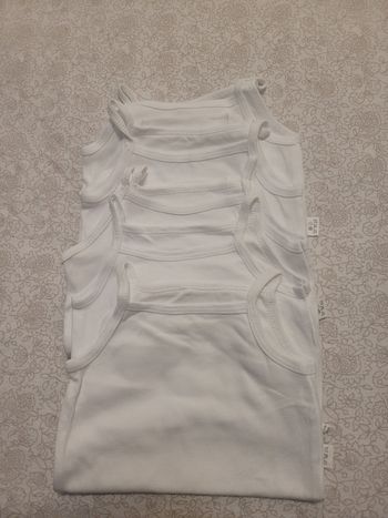 Lot de 5 bodies à bretelles 