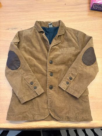 Veste en velours tape à l’œil taille 5 ans