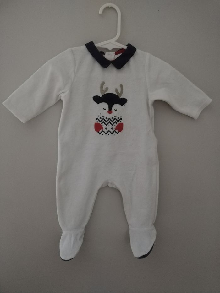 Pyjama Noël bébé garçon 3 mois Okaïdi Obaibi
