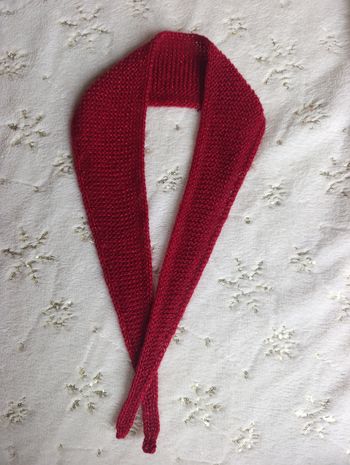 Sophie scarf nuage écharpe sophie rouge irisé 