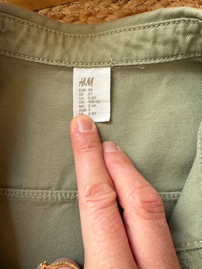 Veste garçon H&M saharienne 3 ans - photo numéro 2