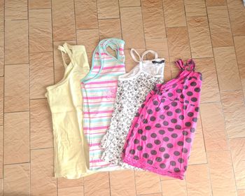 Lot 4 débardeurs / Taille 14 ans