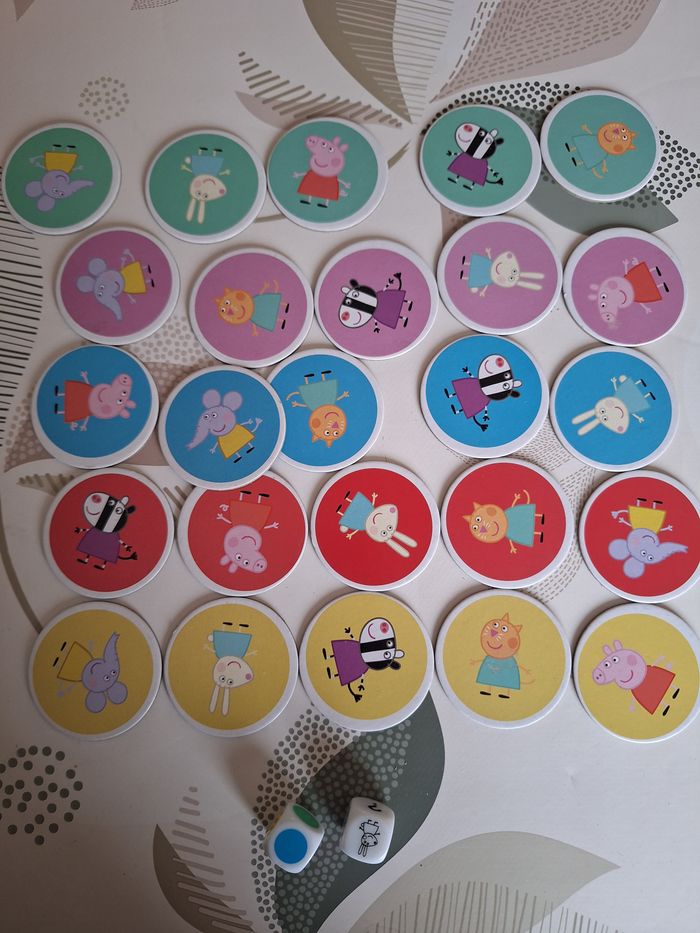 Lot jeux enfant dès 3 ans : puzzle bois (p'tit loup) et jeux peppa pig - photo numéro 8