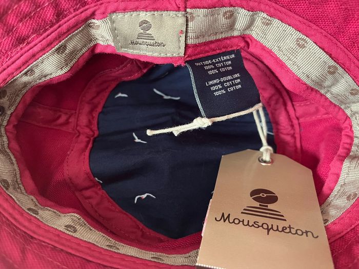 Bob framboise bordeaux mousqueton taille unique - photo numéro 4