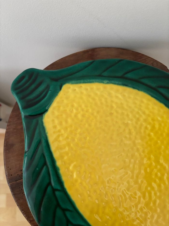 Dessous de plat Vallauris citron vintage - photo numéro 2