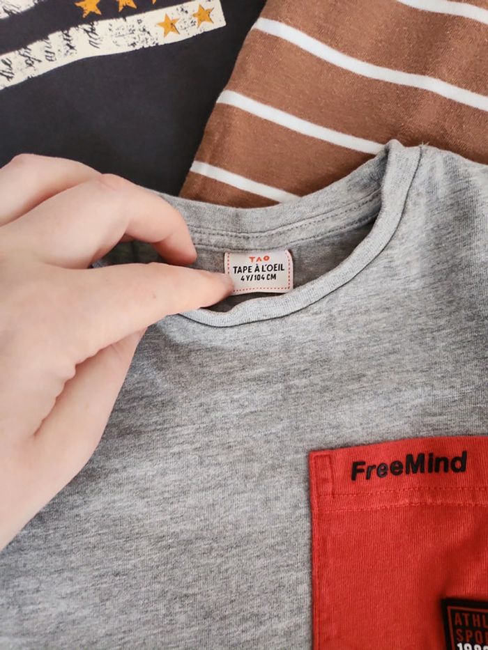 Lot 3 t-shirt manches longues - photo numéro 2