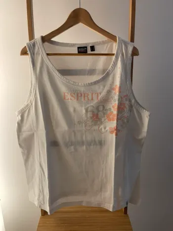 Débardeur femme blanc Esprit Sport