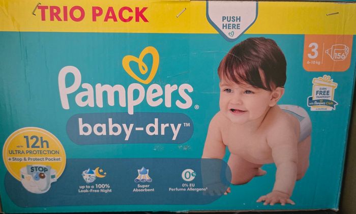 Trio pack Pampers taille 3