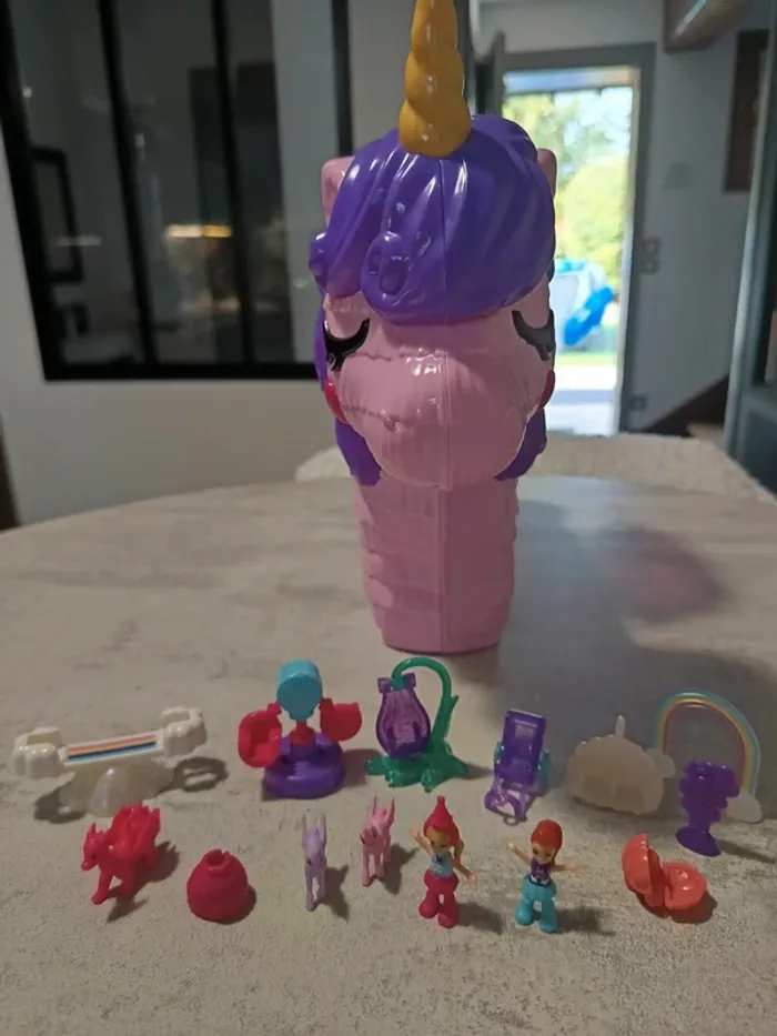 Vends Polly pocket licorne en fête. - photo numéro 9