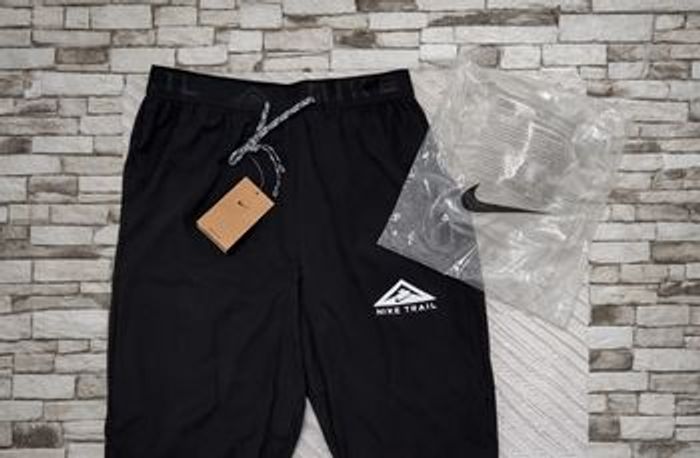 Bas running Nike Trail noir – Pantalon de sport technique – Taille L – Neuf avec étiquette - photo numéro 4