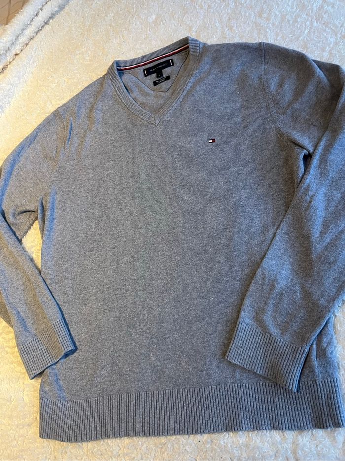 Pull gris Tommy Hilfiger - photo numéro 2