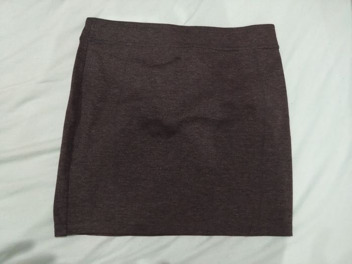 Jupe courte gris chiné 42 - photo numéro 3