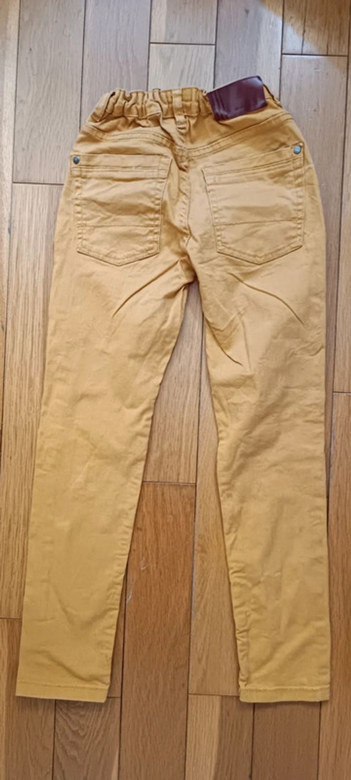Jeans jaune DPAM 10 ans réglable à la taille - photo numéro 6