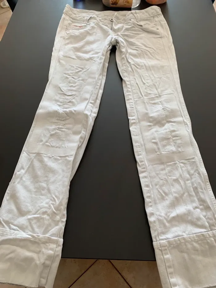 Jean blanc Diesel taille 38