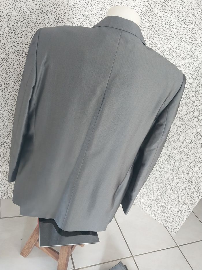 Costume homme Bryan H XL – Gris foncé – Porté 1 fois - photo numéro 5