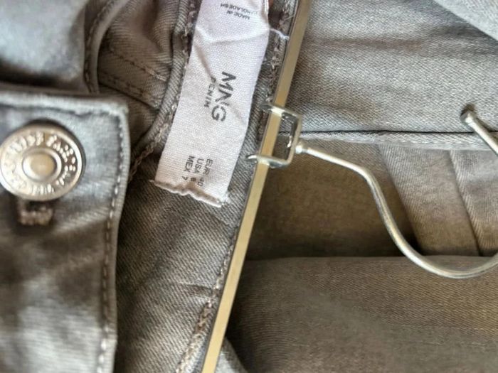 Jean slim gris femme Mango T40 - photo numéro 8
