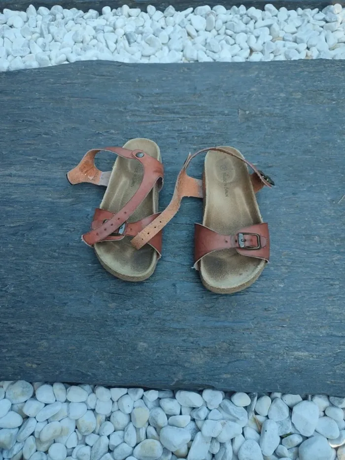 Sandales en cuir