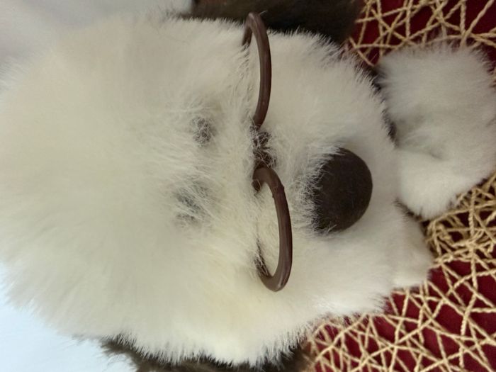 Peluche vintage chien de berger portant des lunettes - photo numéro 7