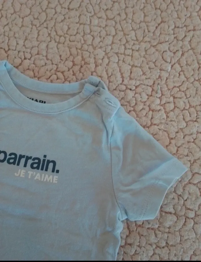 Tee-shirt [parrain je t'aime ] - photo numéro 2