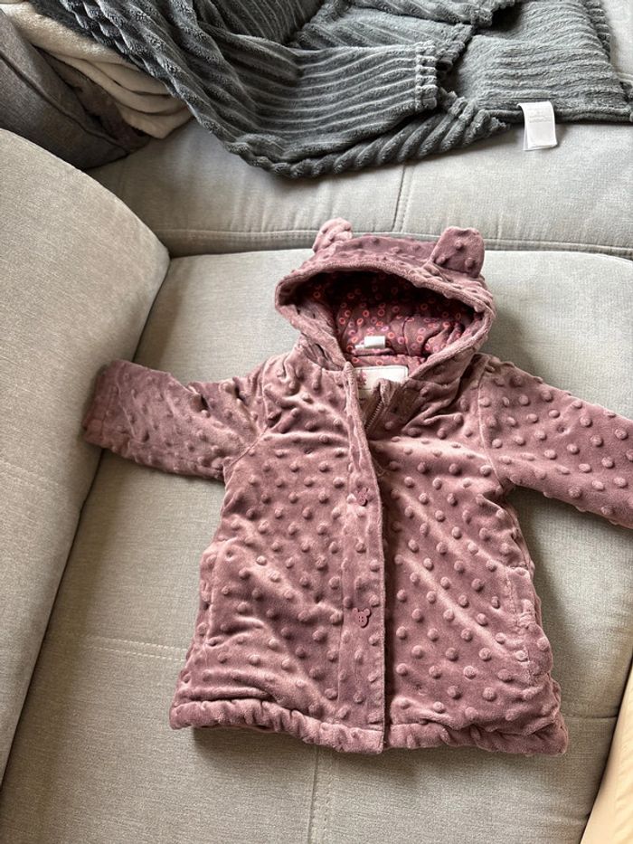 Veste chaude fille 9 mois