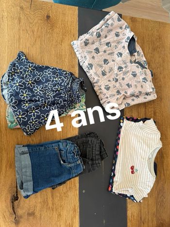 Lot 4 ans fille 13 vêtements 