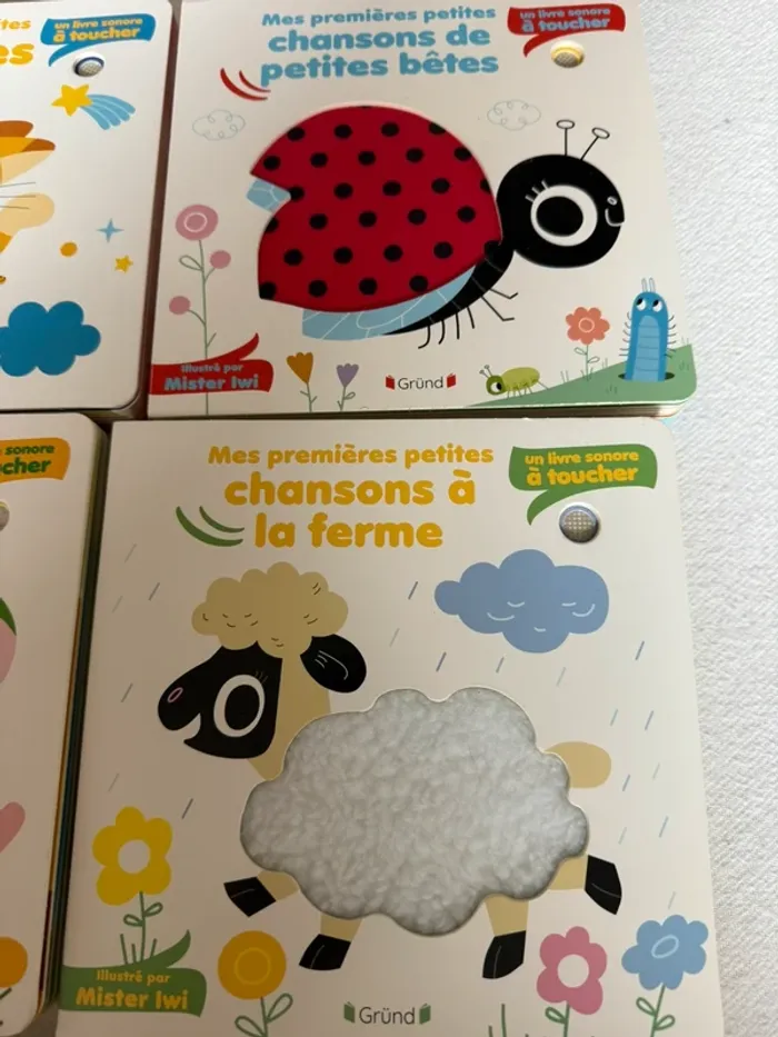 Lot de 5 livres sonore à toucher - photo numéro 3