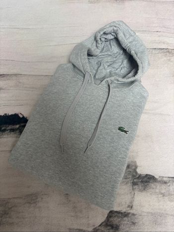 Sweat à capuche Lacoste gris taille S