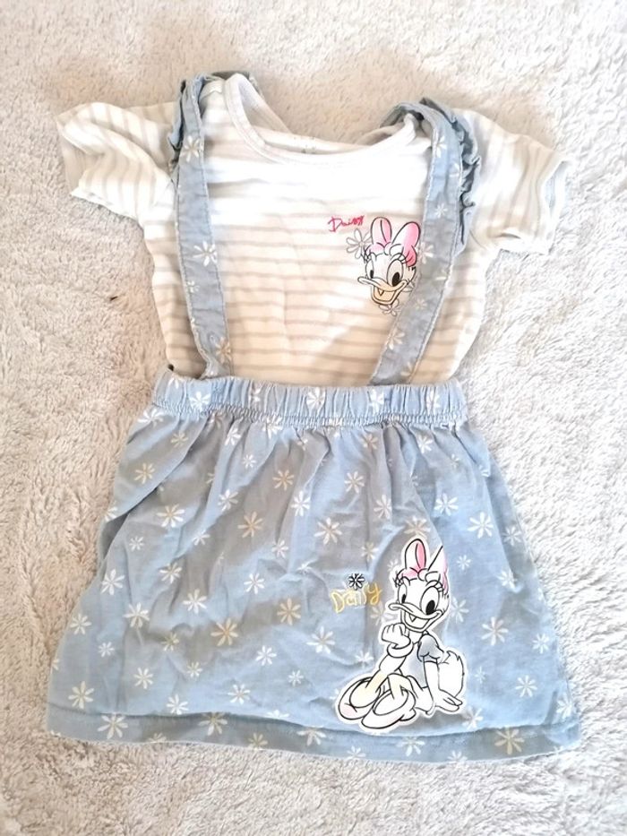 Joli ensemble 2 pièces body +jupe daisy 12 mois fille