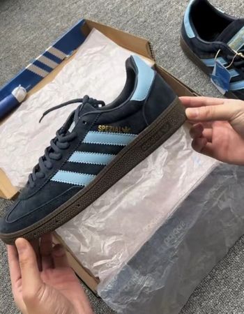 Adidas Handball Spzl Anti-slip blue-brown 38
