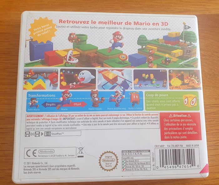 Jeu pour Nintendo Super Mario 3DLand - photo numéro 2